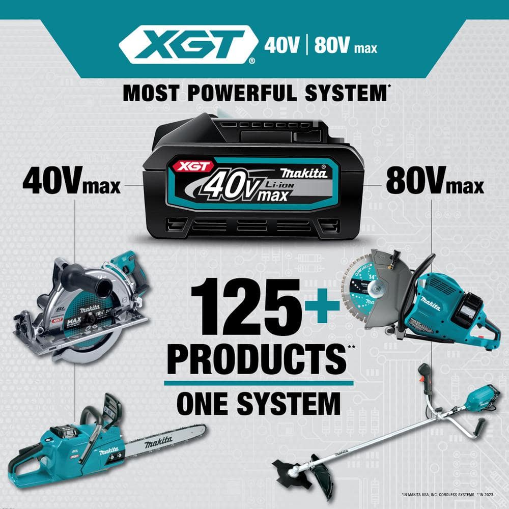 Makita 40-Volt max XGT Brushless Cordless 5-piece Combo Kit (Hammer Drill/Impact/Recip Saw/Circ Saw/Flashlight) 4.0Ah