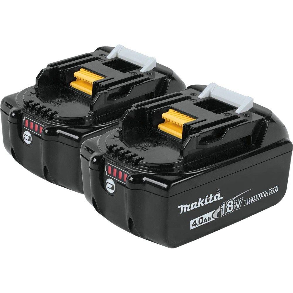 Makita 18V LXT Lithium-Ion Brushless Cordless Hammer Drill and Impact Driver Combo Kit (2-Tool) w/ (2) 4Ah Batteries, Bag