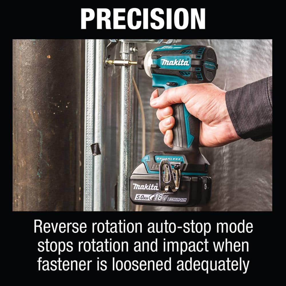 Makita 18V LXT Lithium-Ion Brushless Cordless Combo Kit 5.0 Ah (2-Piece) with bonus 18V LXT Lithium-Ion Cordless Jigsaw