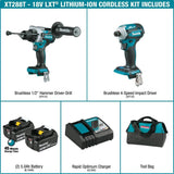 Makita 18V LXT Lithium-Ion Brushless Cordless Combo Kit 5.0 Ah (2-Piece) with bonus 18V LXT Lithium-Ion Cordless Jigsaw