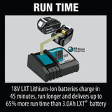 Makita 18V LXT Lithium-Ion Brushless Cordless Combo Kit 5.0 Ah (2-Piece) with bonus 18V LXT Lithium-Ion Cordless Jigsaw