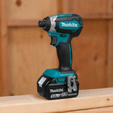 Makita XT447T 18V LXT Lithium‑Ion Brushless 4‑Piece Cordless Combo Kit with 5.0Ah Batteries (Hammer Drill, Impact Driver, Reciprocating Saw, LED Flashlight)
