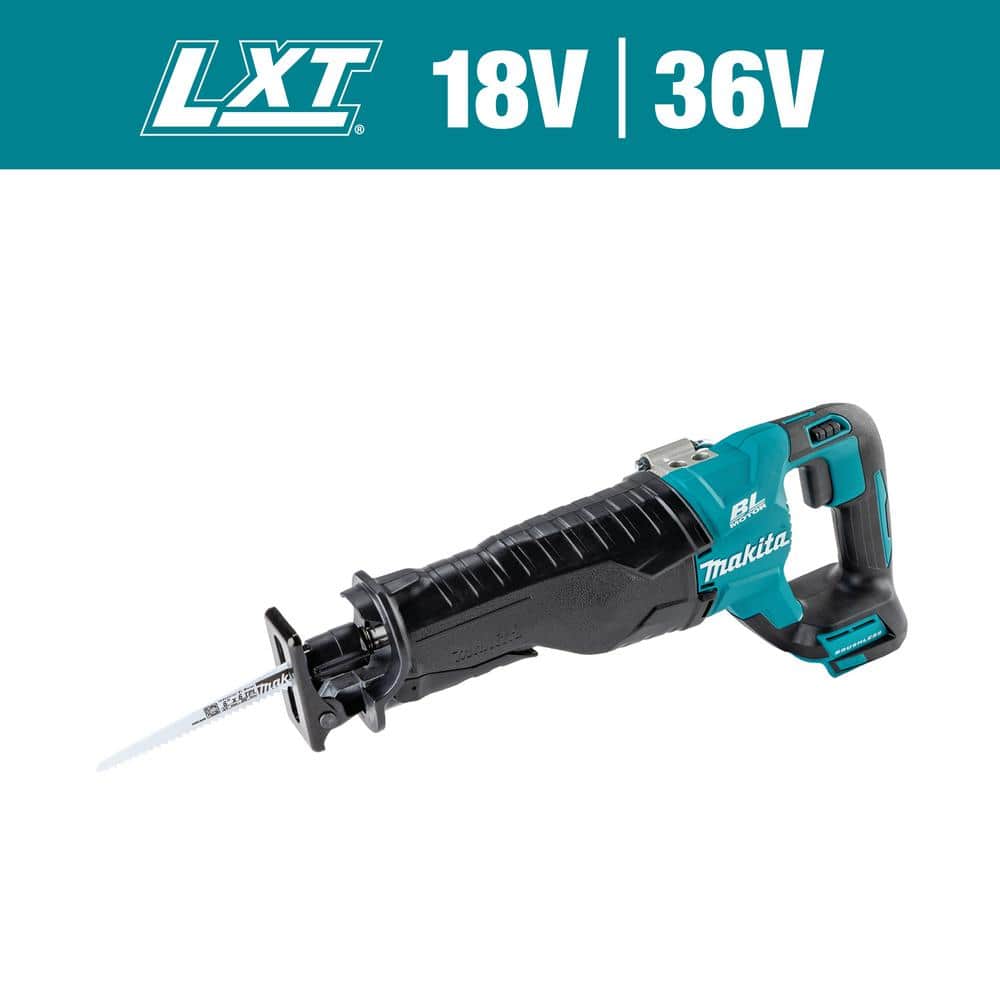 Makita 18V LXT Lithium-Ion Brushless Cordless Recipro Saw with bonus 18V 4.0Ah LXT Lithium-Ion Battery and Charger Starter Pack