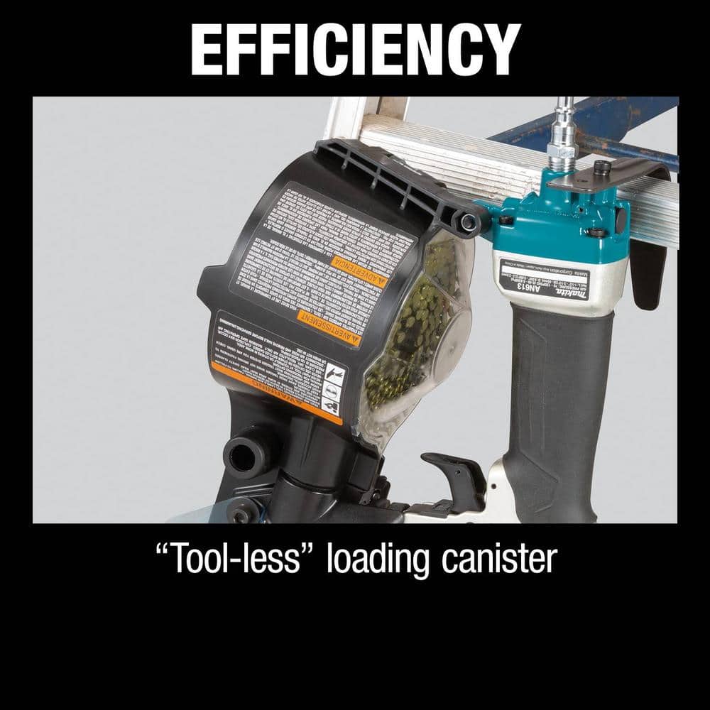 Makita Pneumatic 2-1/2 in. 15° Siding Coil Nailer