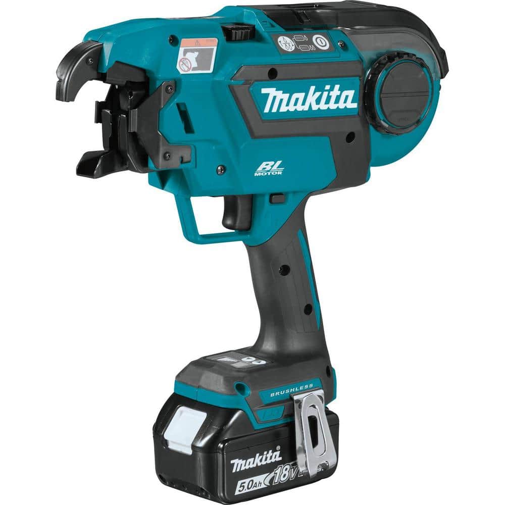Makita 18V LXT Lithium-Ion Brushless Cordless Rebar Tying Tool Kit (5.0 Ah)
