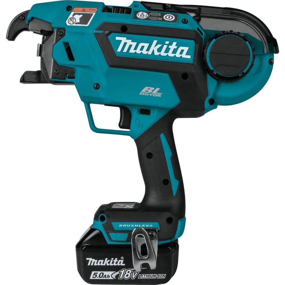 Makita 18V LXT Lithium-Ion Brushless Cordless Rebar Tying Tool Kit (5.0 Ah)