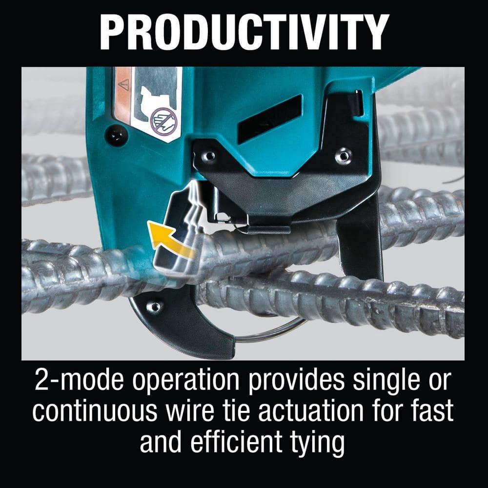 Makita 18V LXT Lithium-Ion Brushless Cordless Rebar Tying Tool Kit (5.0 Ah)