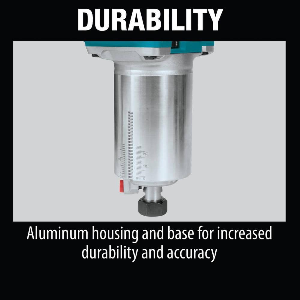 Makita 5.0 Ah 18V LXT Lithium‑Ion Brushless Cordless Compact Router Kit with Bonus Cordless Jig Saw