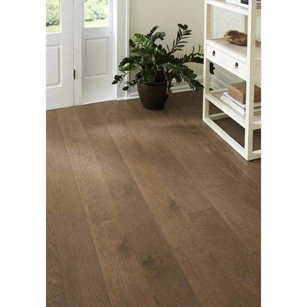 OptiWood Manor Oak 1/3 in. T x 7.5 in. W Wire Click Lock Brushed Engineered Hardwood Flooring (17.5 sq.ft./case)