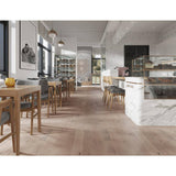 ACQUA FLOORS Mansfield Oak 1/4 in. T x 5 in. W Click Lock Wire Brushed Engineered Hardwood Flooring (16.68 sq.ft./case)
