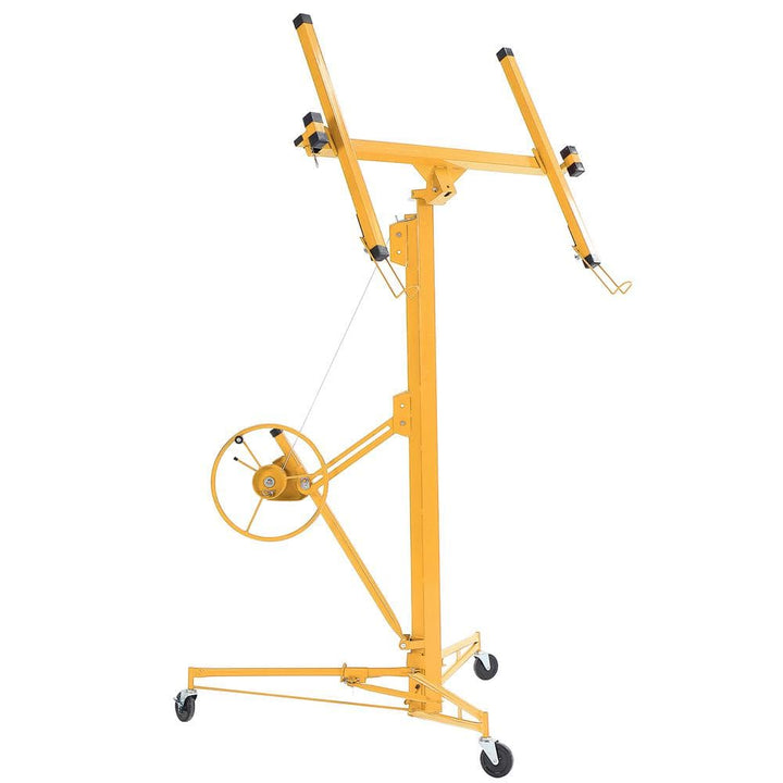 maocao hoom 54 in. x 54 in. Trowel 11 ft. Drywall Panel Lifting Jack Caster Construction Lockable Tool