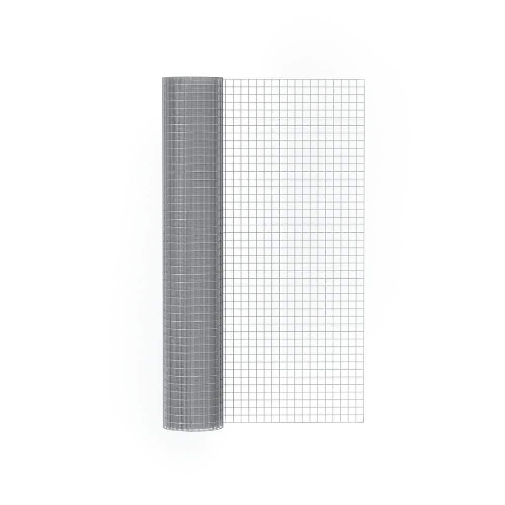 maocao hoom 1/2 inch Galvanised Wire Mesh Rolls, Chicken Coop Wire Mesh, Gopher Barrier Welded Wire Mesh Fence, Rat Fence