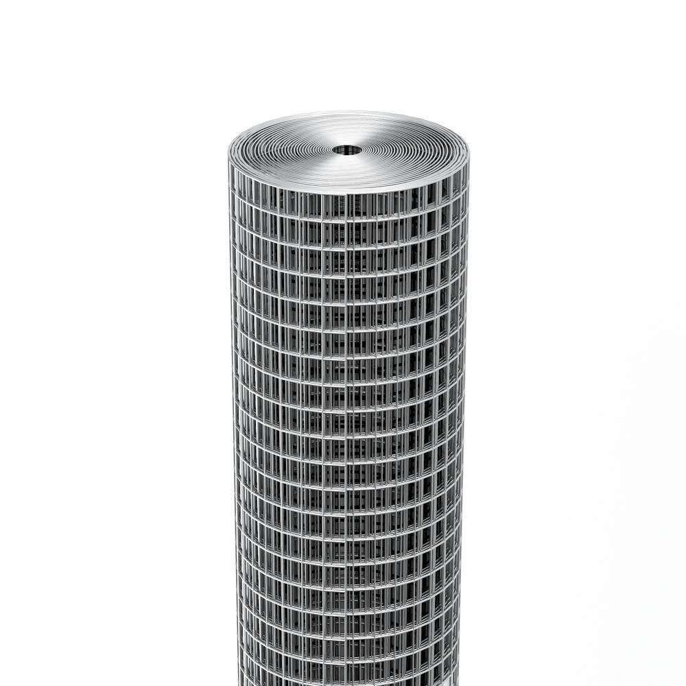 maocao hoom 1/2 inch Galvanised Wire Mesh Rolls, Chicken Coop Wire Mesh, Gopher Barrier Welded Wire Mesh Fence, Rat Fence