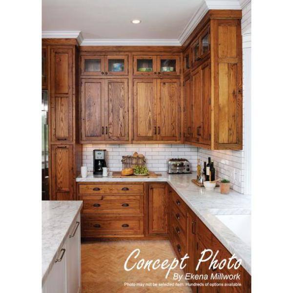 Ekena Millwork 3-1/2 in. x 94-1/2 in. x 3-5/8 in. Unfinished Wood Maple Lanarkshire Carved Crown Moulding