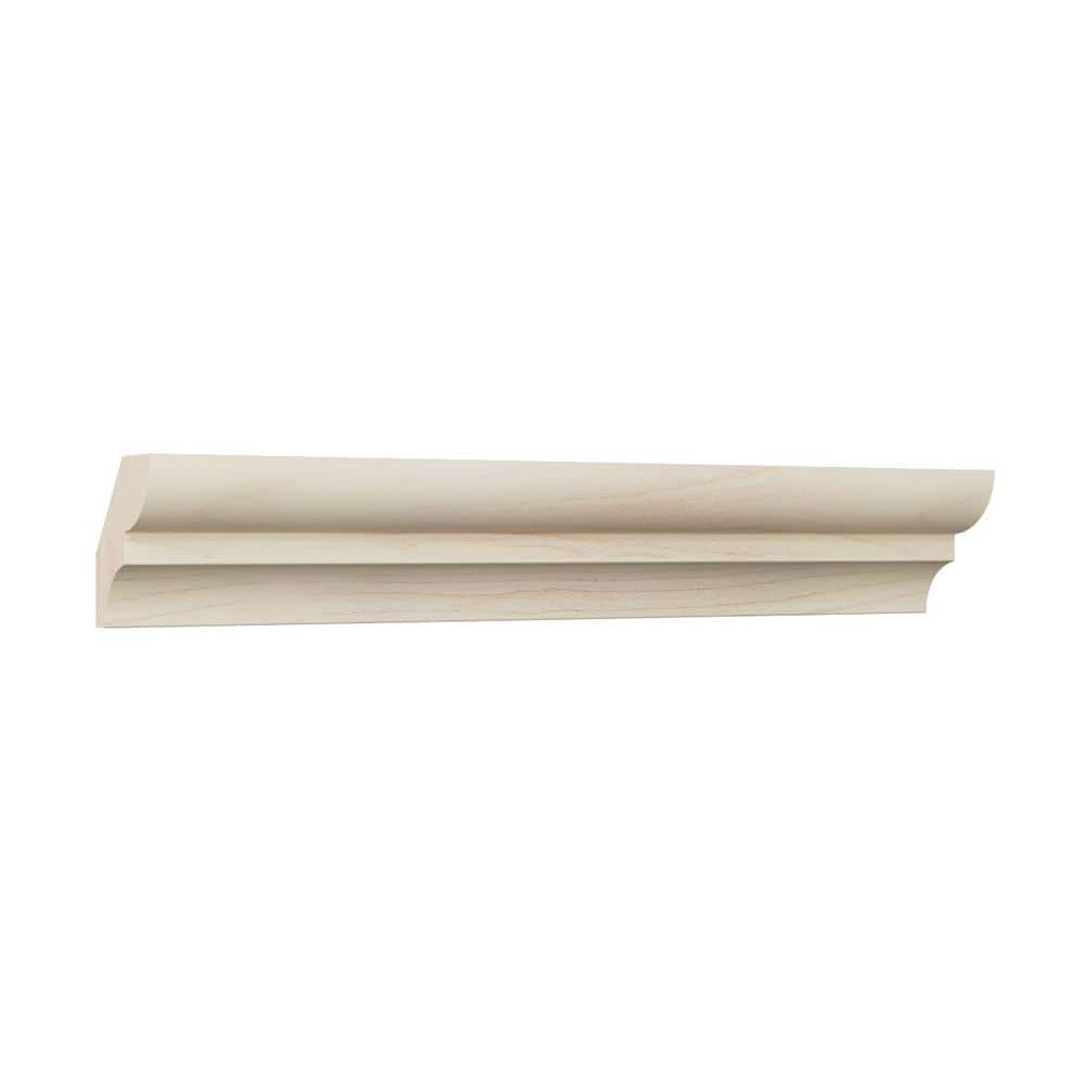 Ekena Millwork WM75 0.56 in. D x 1.63 in. W x 96 in. L Wood (Maple) Crown Molding