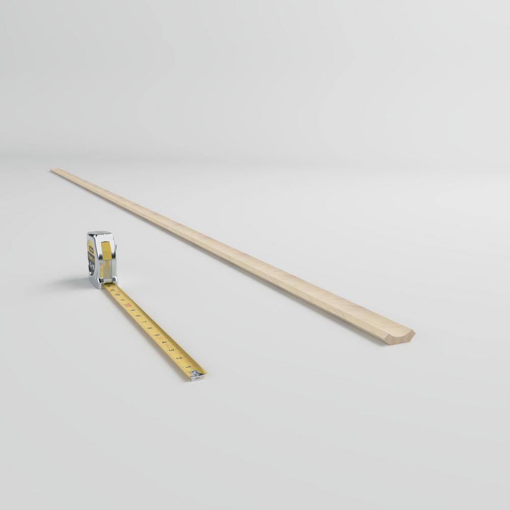 Ekena Millwork WM86 0.56 in. D x 1.63 in. W x 96 in. L Wood Maple Crown Moulding