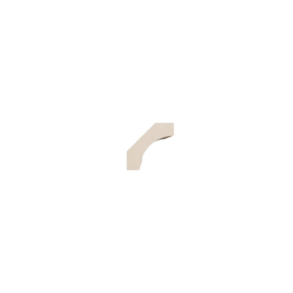 Ekena Millwork WM86 0.56 in. D x 1.63 in. W x 96 in. L Wood Maple Crown Moulding