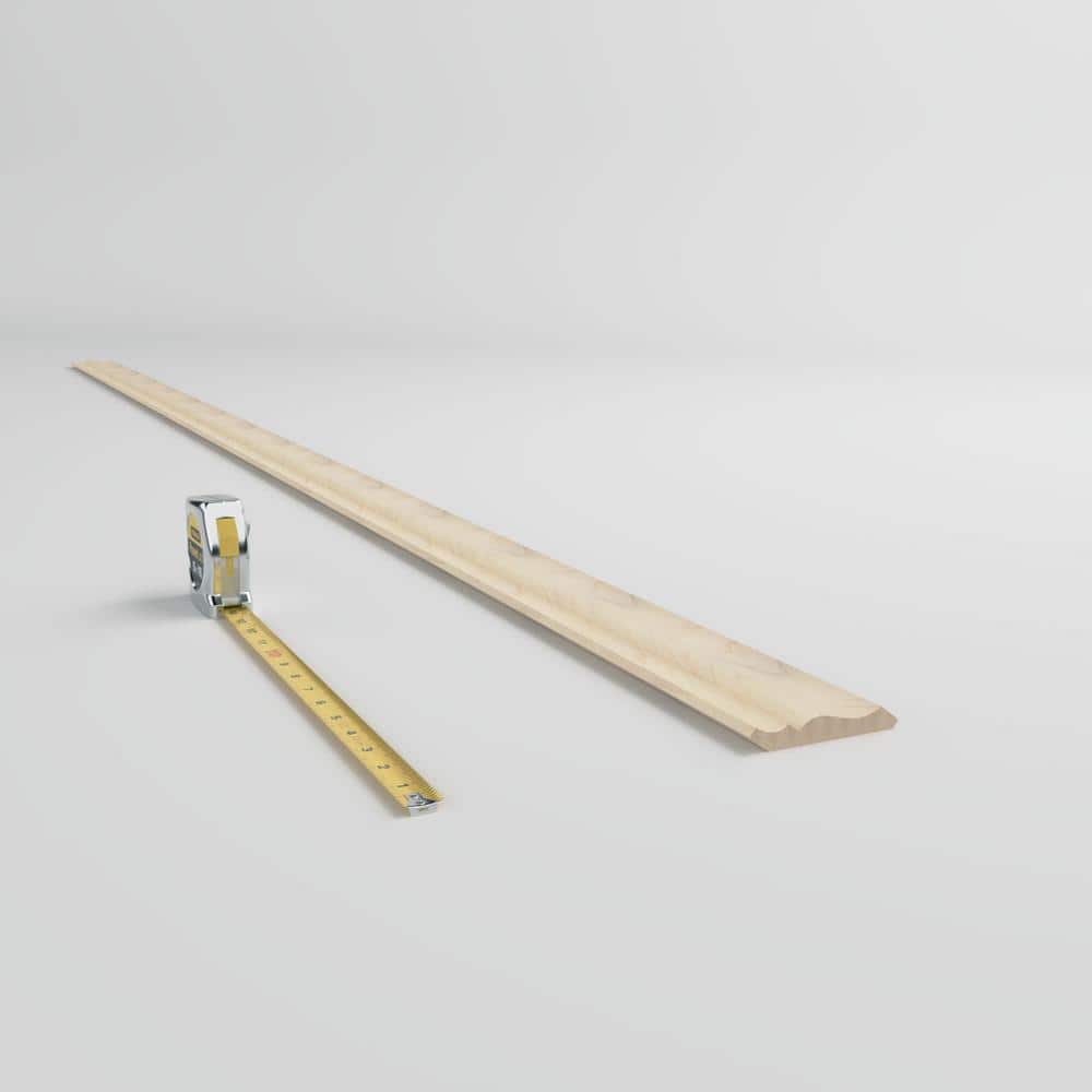 Ekena Millwork WM49 0.56 in. D x 3.63 in. W x 96 in. L Wood (Maple) Crown Molding