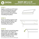 Ekena Millwork WM49 0.56 in. D x 3.63 in. W x 96 in. L Wood (Maple) Crown Molding