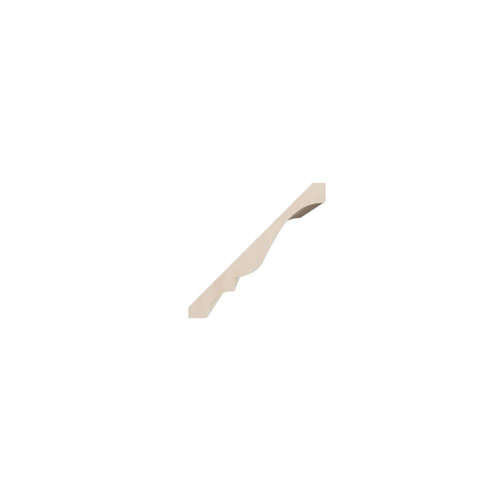 Ekena Millwork WM45 0.59 in. D x 5.25 in. W x 96 in. L Wood Maple Crown Moulding