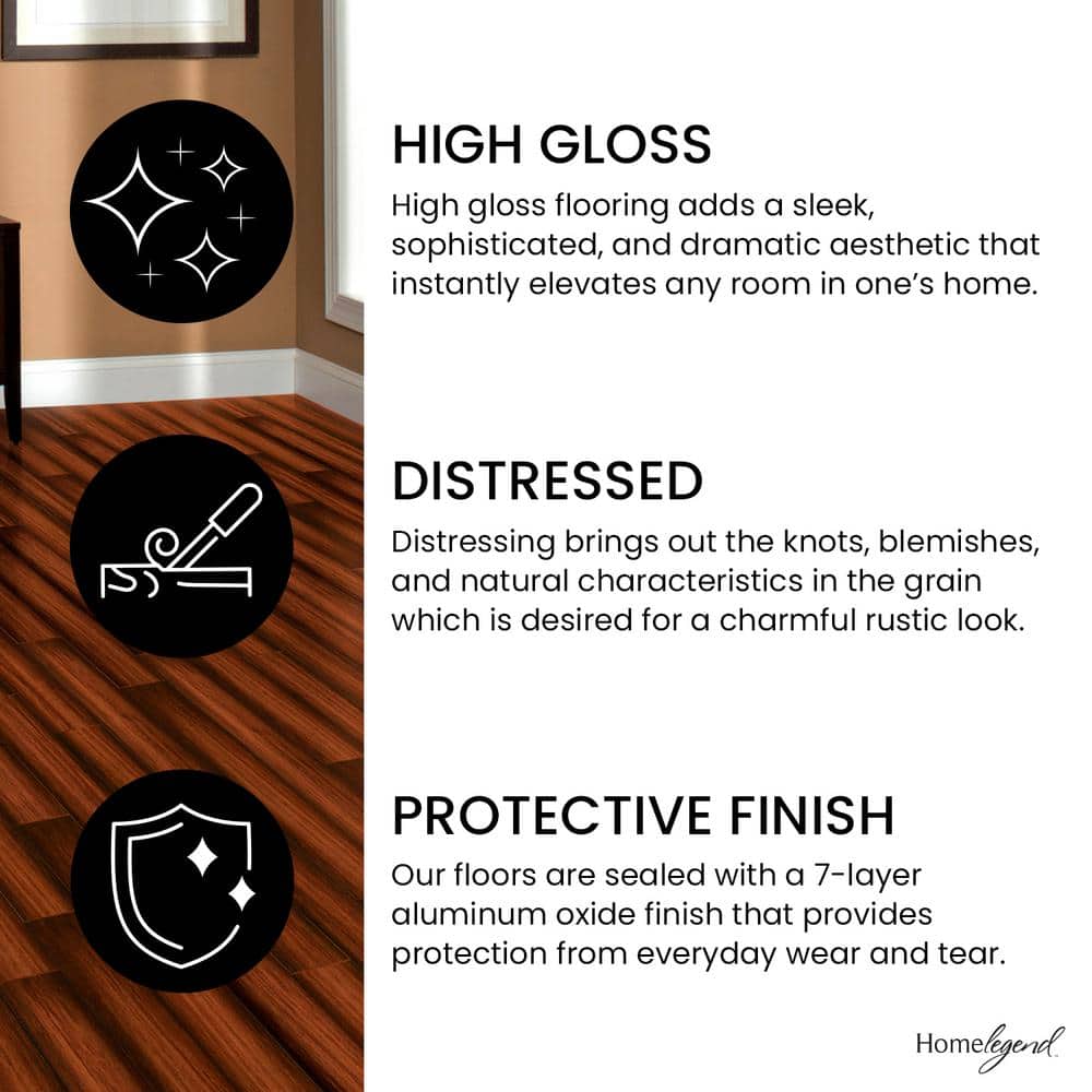 HOMELEGEND Maple Sevilla 8 mm T x 5.6 in. W Laminate Wood Flooring (18.7 sqft/case)