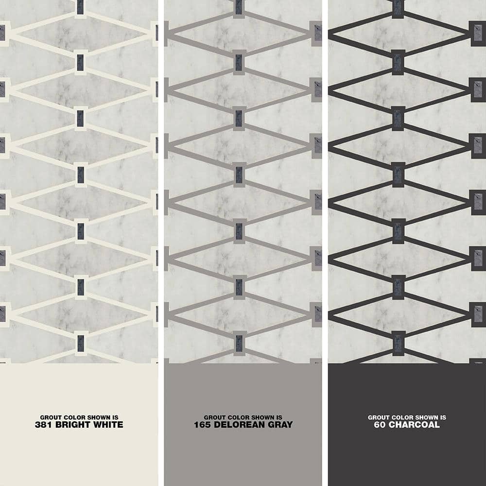 MSI Marbella Diamond 12 in. x 12 in. x 10mm Polished Marble Mesh-Mounted Mosaic Tile (10 sq. ft. / Case)