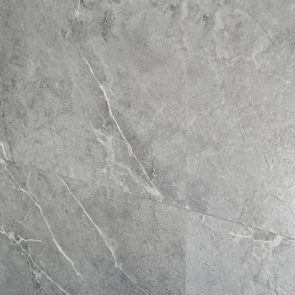 Ivy Hill Tile Duren 28mil Marbello Gray 18 in. x 36 in. Glue Down Luxury Vinyl Tile Flooring (36 sq. ft.)