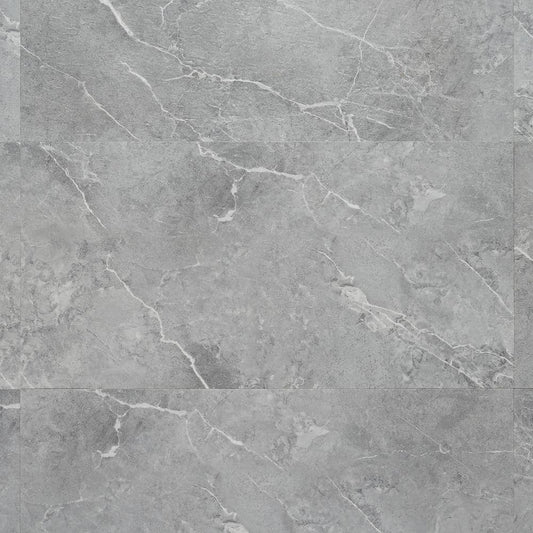 Ivy Hill Tile Duren 28mil Marbello Gray 18 in. x 36 in. Glue Down Luxury Vinyl Tile Flooring (36 sq. ft.)