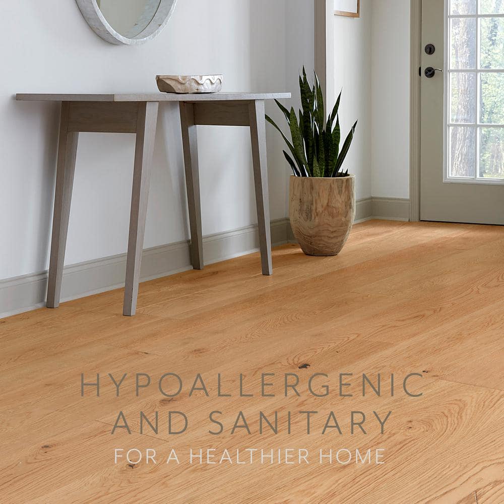 ASPEN FLOORING Marigold White Oak 9/16 in. T x 8.66 in. W Tongue and Groove Smooth Engineered Hardwood Flooring (31.25 sqft/case)