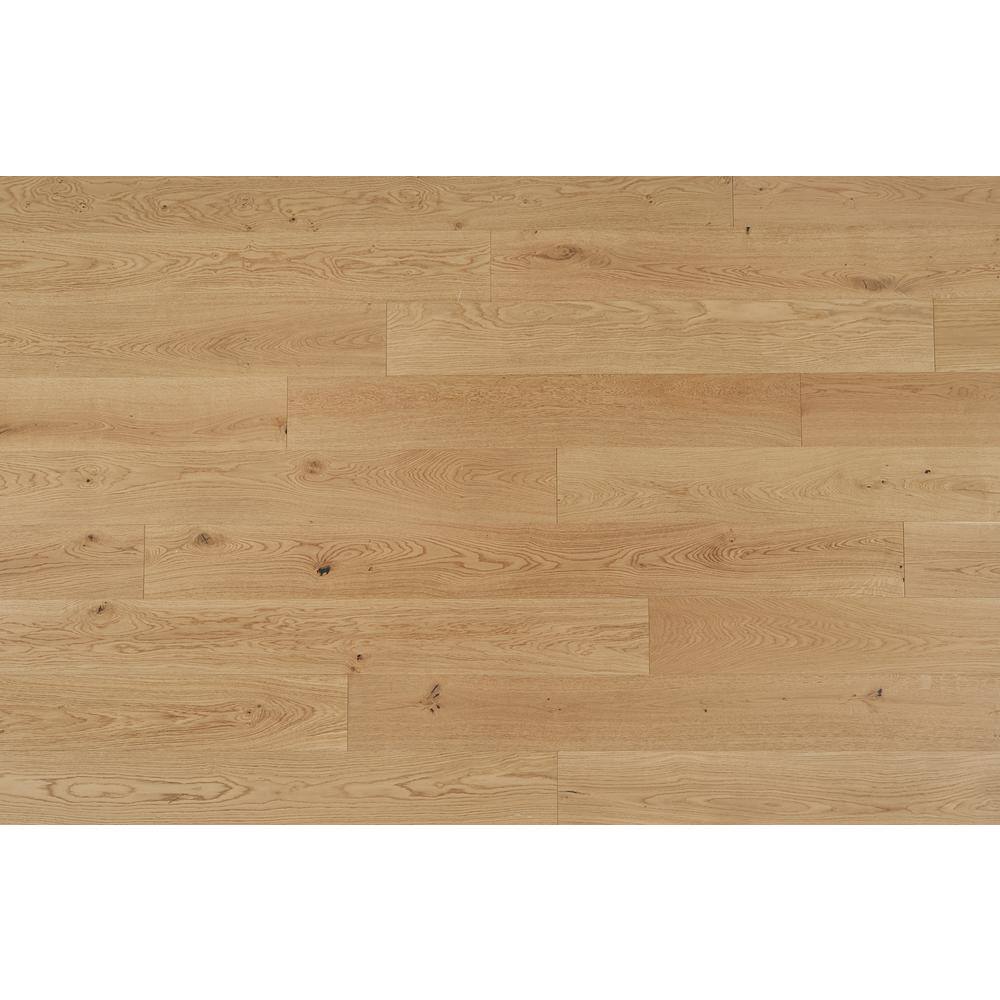 ASPEN FLOORING Marigold White Oak 9/16 in. T x 8.66 in. W Tongue and Groove Smooth Engineered Hardwood Flooring (31.25 sqft/case)