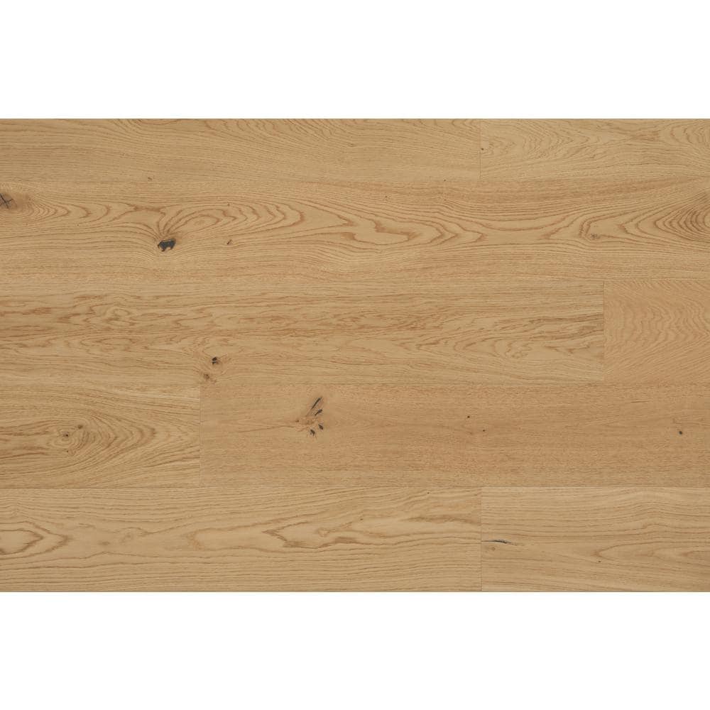ASPEN FLOORING Marigold White Oak 9/16 in. T x 8.66 in. W Tongue and Groove Smooth Engineered Hardwood Flooring (31.25 sqft/case)