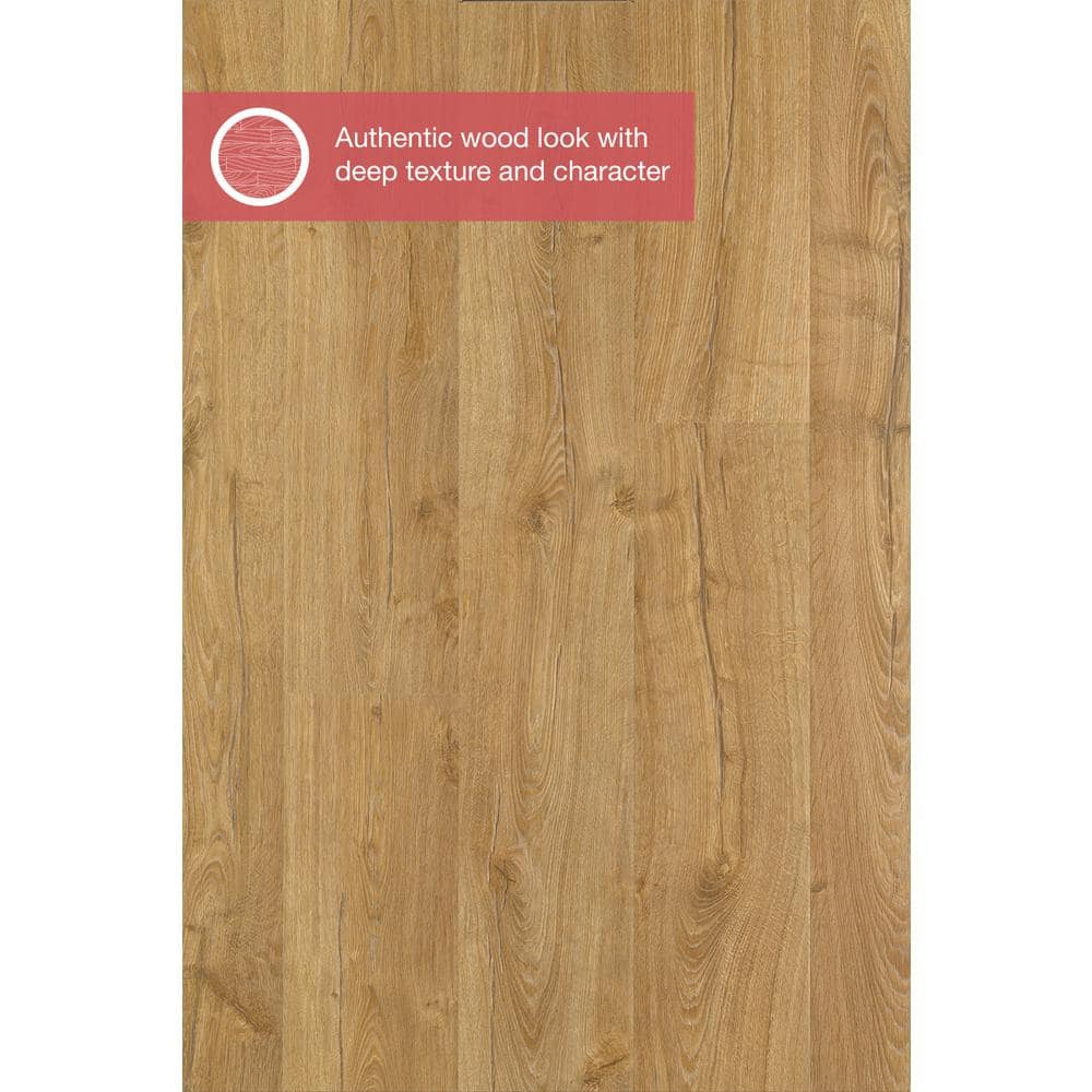 Pergo Outlast+ Marigold Oak 12 mm T x 7.4 in. W Waterproof Laminate Wood Flooring (19.63 sqft/case)