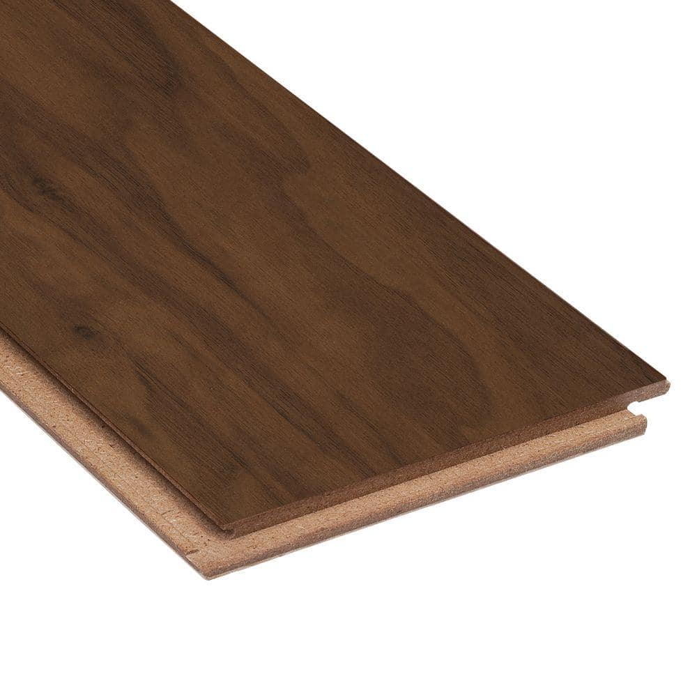 HOMELEGEND Matte American Walnut 3/8 in. T x 5 in. W x Varying Length Click Lock Hardwood Flooring (26.25 sq. ft. / case)