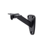 Angel Sar Matte Black Heavy-Duty Handrail Stair Brackets, Hand Rail Bracket for Stairways Handrail, Staircase Bracket (6-Pack)