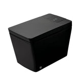ANGELES HOME Matte Black Smart Toilet Bidet with Auto Open/Flushing & LED Display