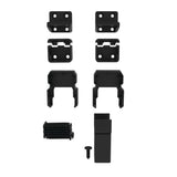 Barrette Outdoor Living VersaRail Classic Matte Black Aluminum Line Bracket Kit (4-Piece)