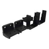 Barrette Outdoor Living VersaRail Matte Black Aluminum Triple Rail Bracket Kit