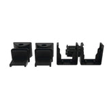 Barrette Outdoor Living VersaRail Triple Rail Matte Black Aluminum Lvl Angle Bracket Kit