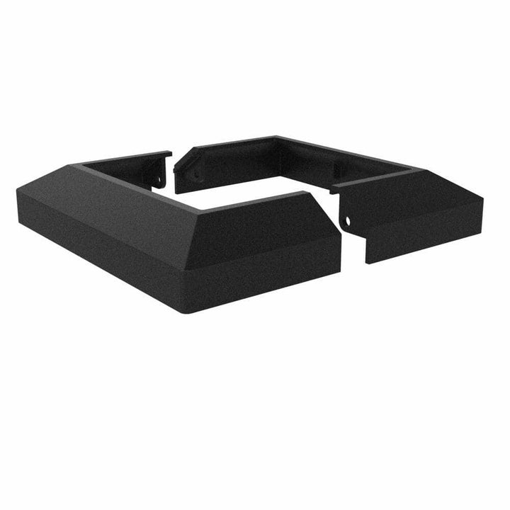 Penrose/VersaRail 4.25 in. x 4.25 in. Matte Black Aluminum Rail Post Trim