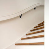 Design House Jumbo Hand Rail Bracket for Railings Stairways in Office Home or Any Room Matte Black, 5-Pack