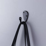 Everbilt Matte Black Light-Duty Single Robe Hook (5-Pack)