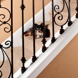 EVERMARK Stair Parts 1/2 in. Matte Black Angled Metal Baluster Shoe for Stair Remodel