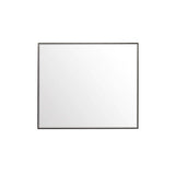 James Martin Vanities Rohe 36" x 42" Matte Black Rectangular Bathroom Vanity Mirror