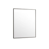 James Martin Vanities Rohe 36" x 42" Matte Black Rectangular Bathroom Vanity Mirror