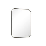 James Martin Vanities Rohe 30x40 Matte Black Rectangular Bathroom Vanity Mirror