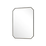 James Martin Vanities Rohe 30x40 Matte Black Rectangular Bathroom Vanity Mirror