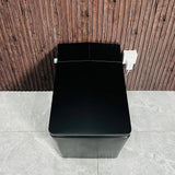 JimsMaison Square Bidet Toilet 1.28 GPF Matte Black with Auto Flush and Heated Seat