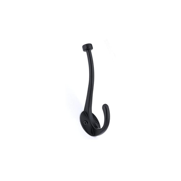 Richelieu 5-13/16 in. (148 mm) Matte Black Decorative Hook