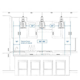 Progress Lighting Trimble Collection 3-Light Matte Black Chandelier
