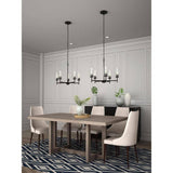 Progress Lighting Zombra 24 in. 5-Light Matte Black Chandelier